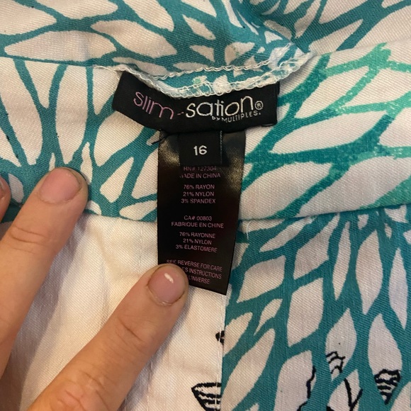 Slim-sation Multiples with flower pattern Sz 16 - Picture 3 of 6